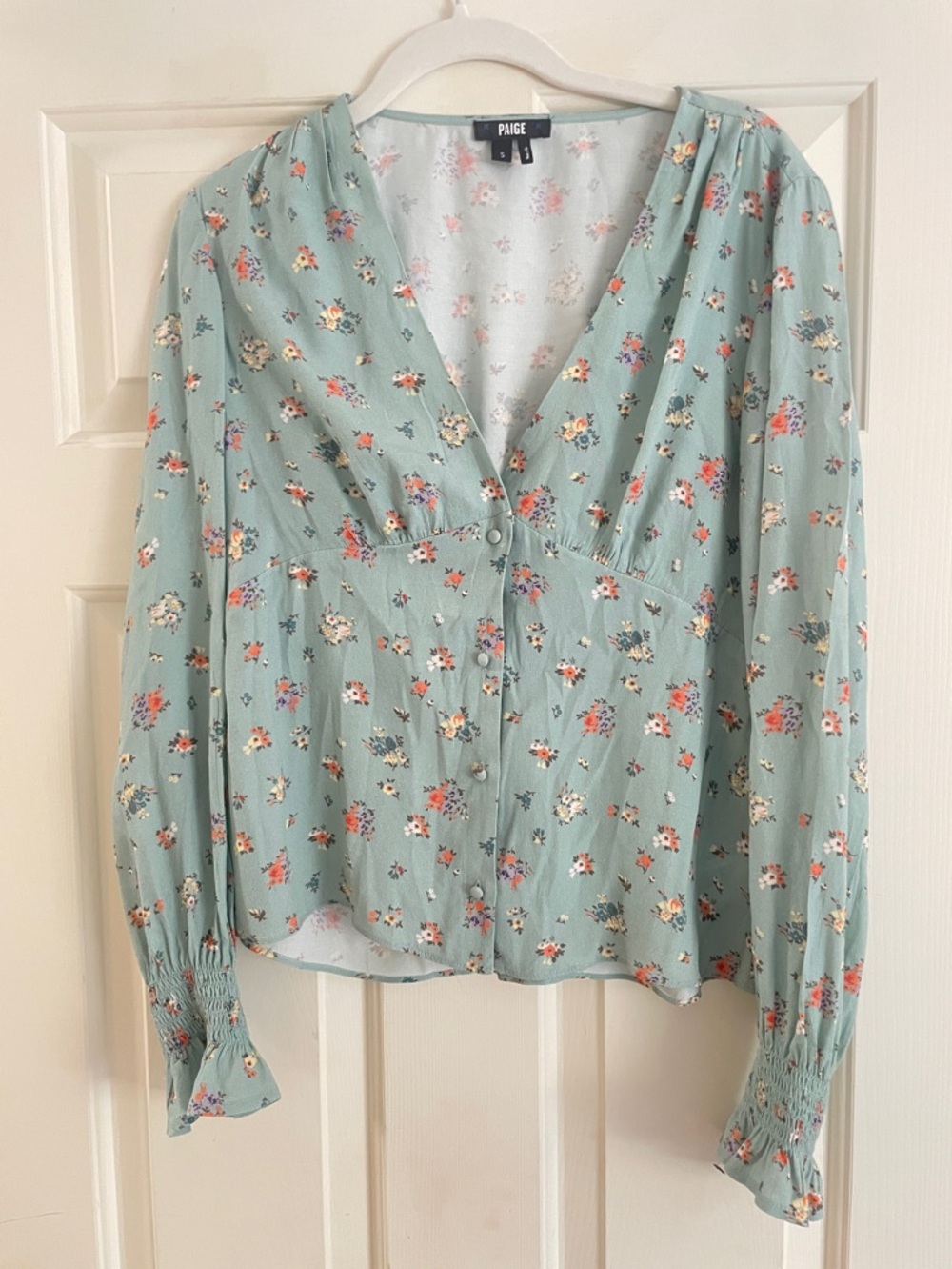 Paige floral blouses size small